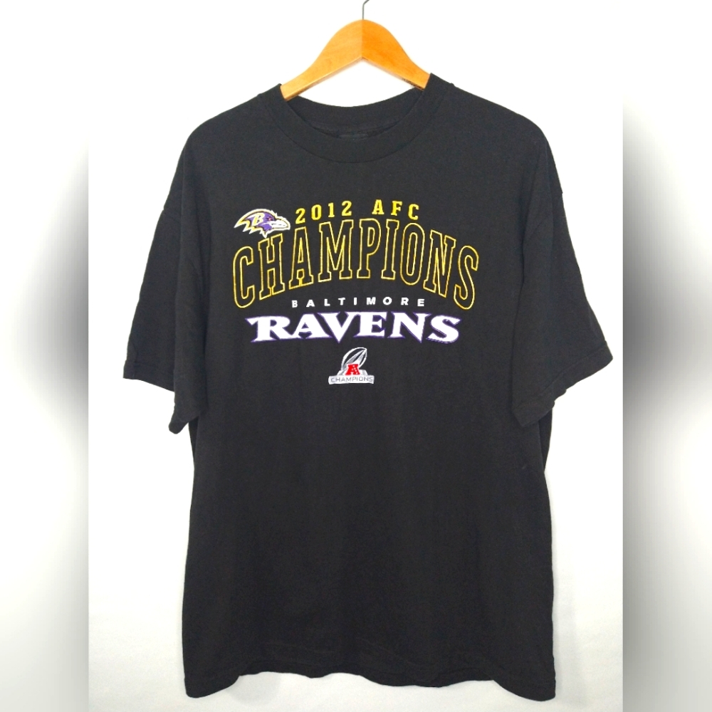 NFL Team Apparel Baltimore Ravens Black Graphic T-shirt